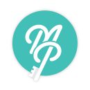 Logo for Minplan appen bestående af bogstaverne MP